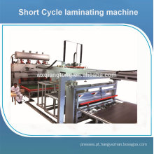 Máquina de prensa laminar semi-automática para MDF de melamina